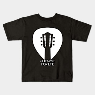 Guitarist for life Funny Guitar Lover Guitarist Kids T-Shirt